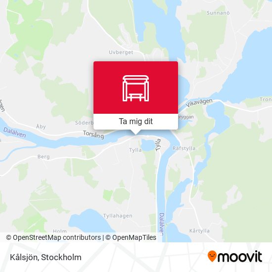 Kålsjön karta