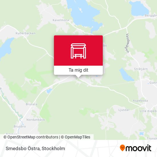 Smedsbo Östra karta