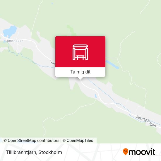 Tillibränntjärn karta