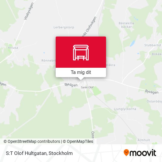 S:T Olof Hultgatan karta