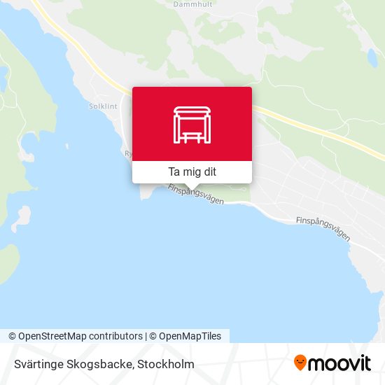 Svärtinge Skogsbacke karta