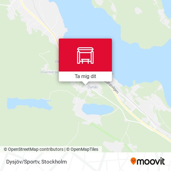 Dysjöv/Sportv karta