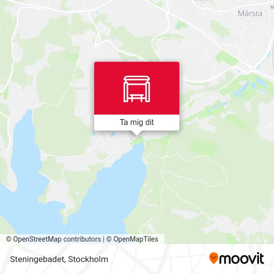 Steningebadet karta