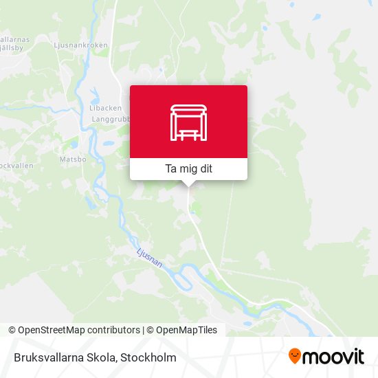 Bruksvallarna Skola karta