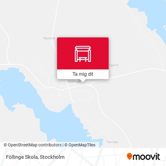 Föllinge Skola karta