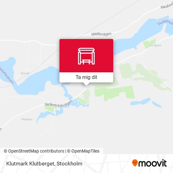 Klutmark Klutberget karta