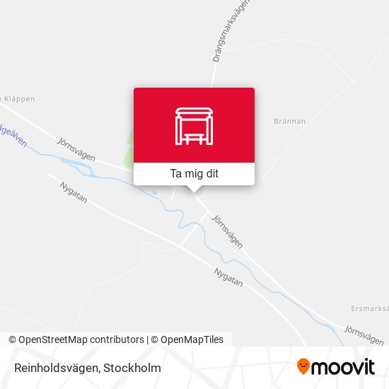 Reinholdsvägen karta