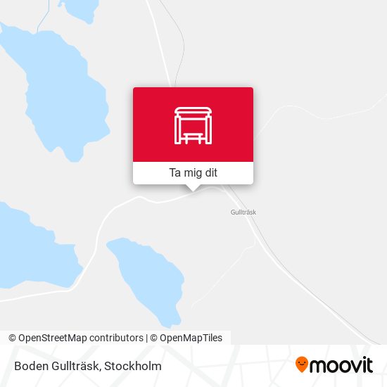Boden Gullträsk karta