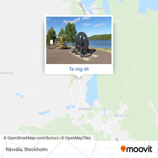 Rävvåla karta