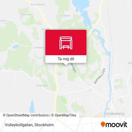Volleybollgatan karta