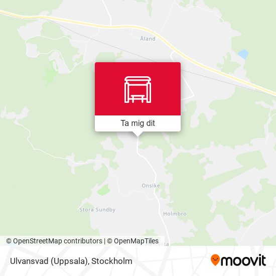 Ulvansvad (Uppsala) karta