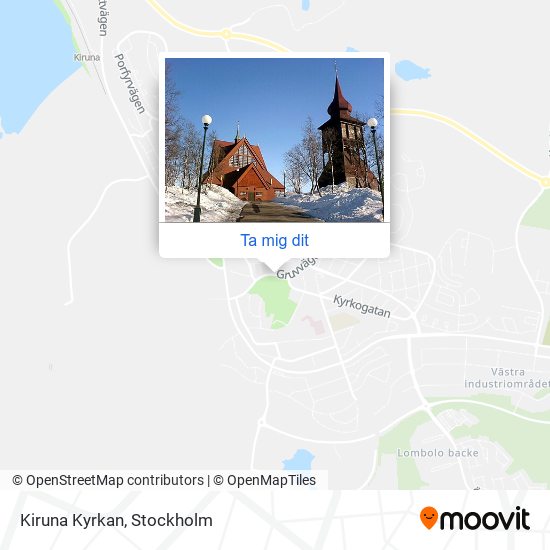 Kiruna Kyrkan karta