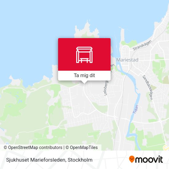 Sjukhuset Marieforsleden karta