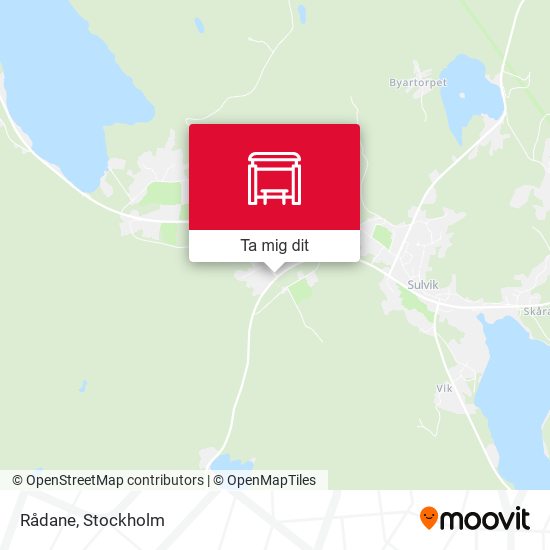 Rådane karta