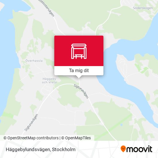 Häggebylundsvägen karta
