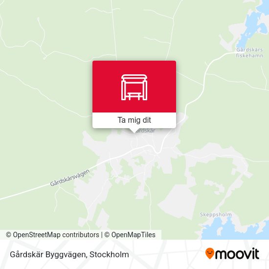 Gårdskär Byggvägen karta