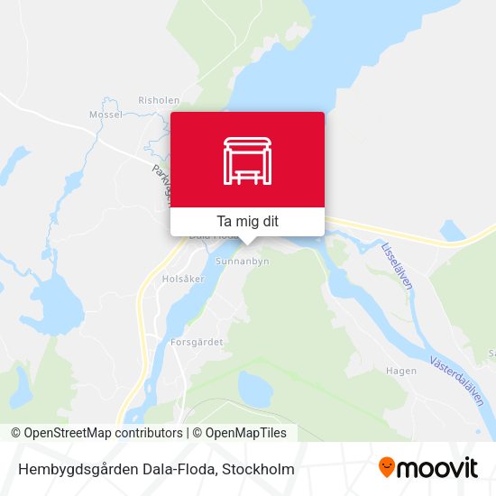 Hembygdsgården Dala-Floda karta