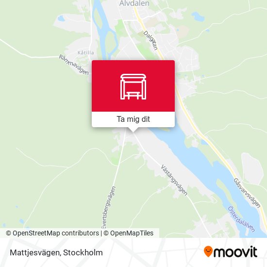 Mattjesvägen karta