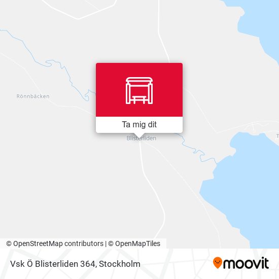 Vsk Ö Blisterliden 364 karta