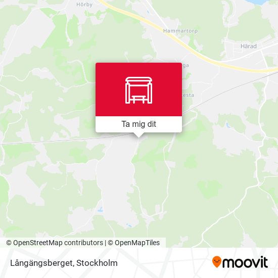 Långängsberget karta