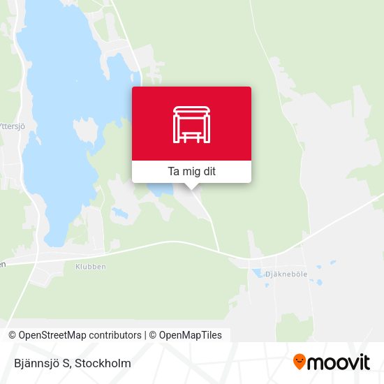 Bjännsjö S karta