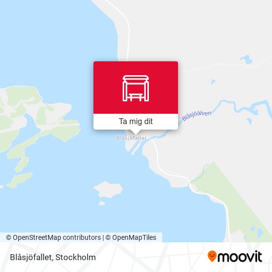 Blåsjöfallet karta
