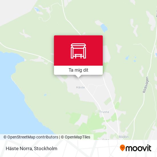 Häste Norra karta