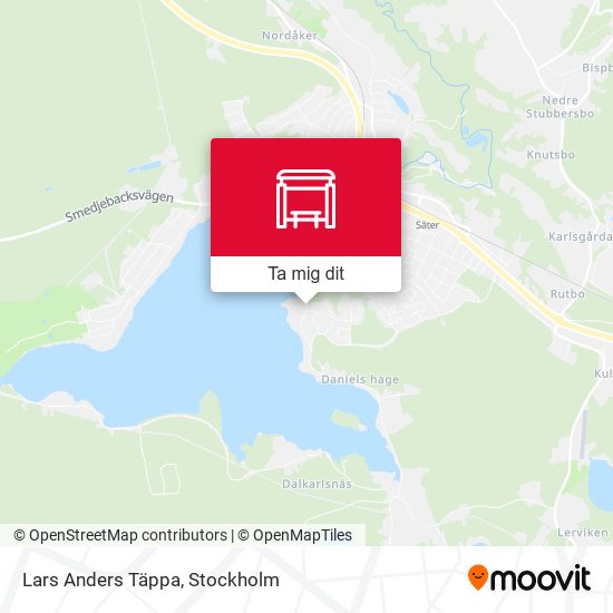 Lars Anders Täppa karta