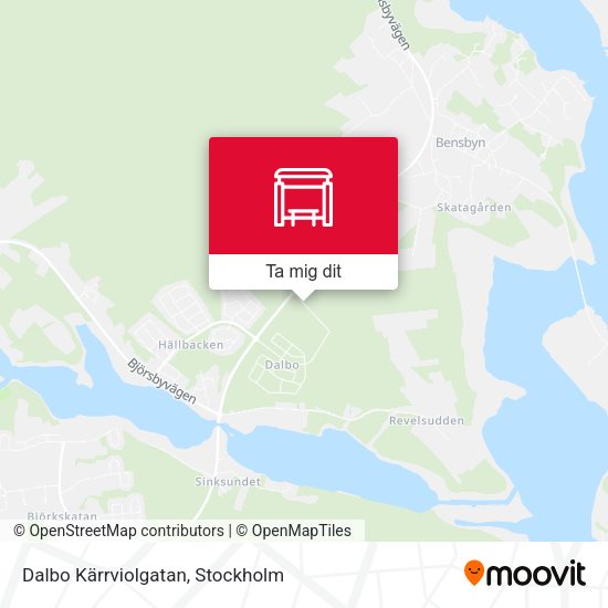 Dalbo Kärrviolgatan karta