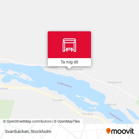 Svartbäcken karta