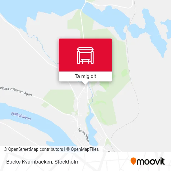 Backe Kvarnbacken karta