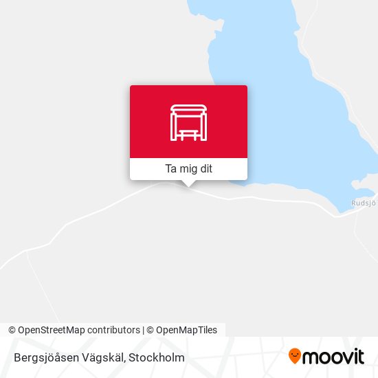 Bergsjöåsen Vägskäl karta