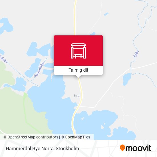 Hammerdal Bye Norra karta