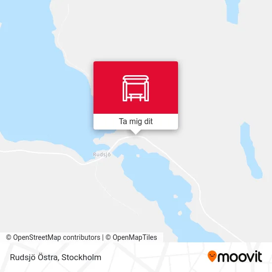 Rudsjö Östra karta