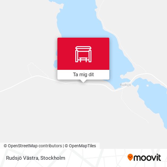 Rudsjö Västra karta