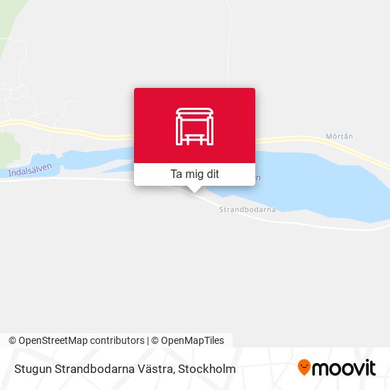 Stugun Strandbodarna Västra karta