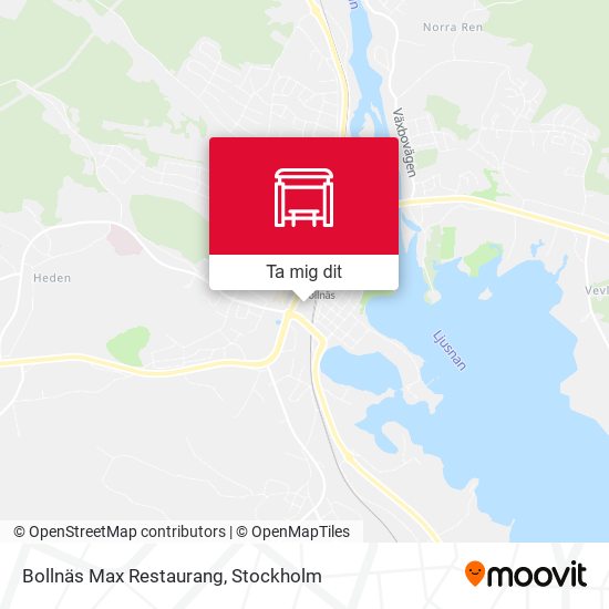 Bollnäs Max Restaurang karta
