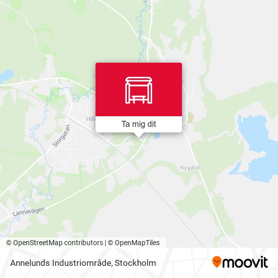 Annelunds Industriområde karta