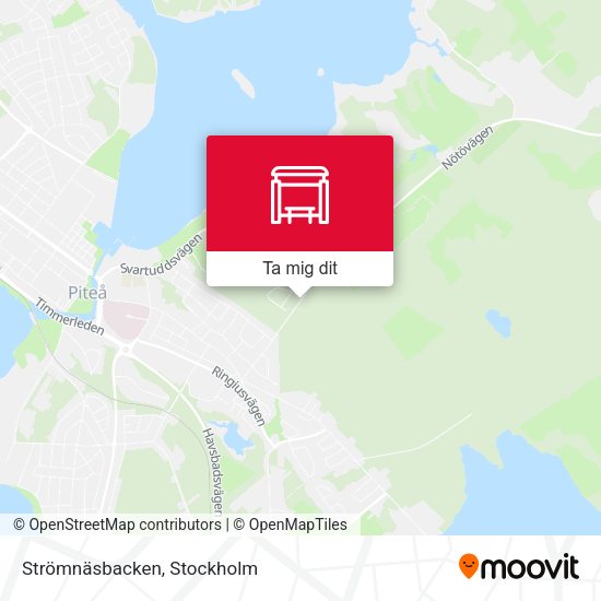 Strömnäsbacken karta