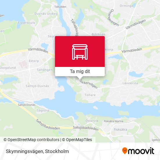 Skymningsvägen karta