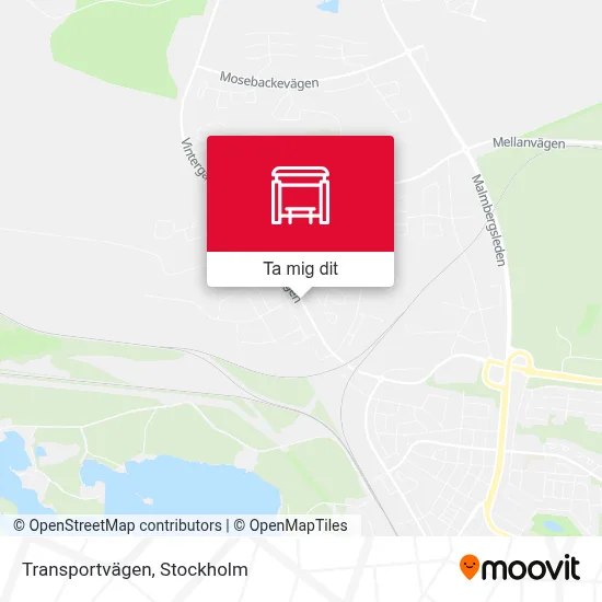 Transportvägen karta