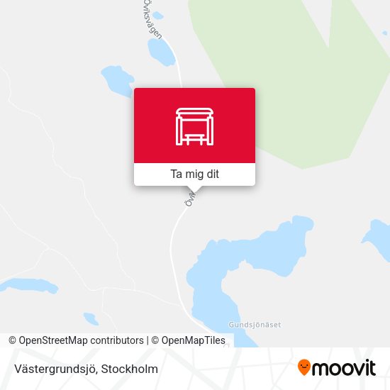 Västergrundsjö karta