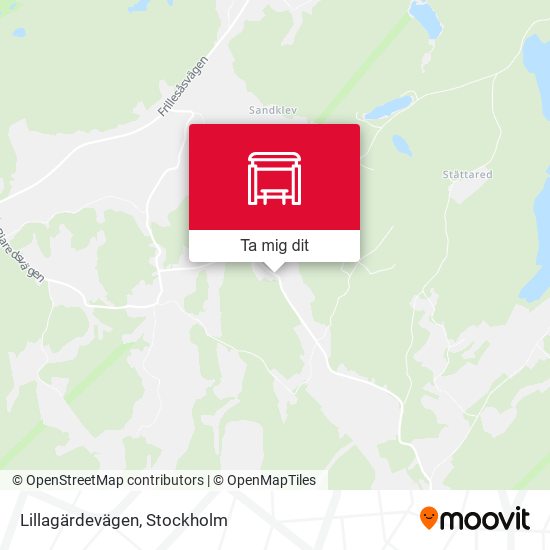 Lillagärdevägen karta