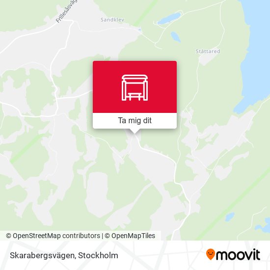 Skarabergsvägen karta