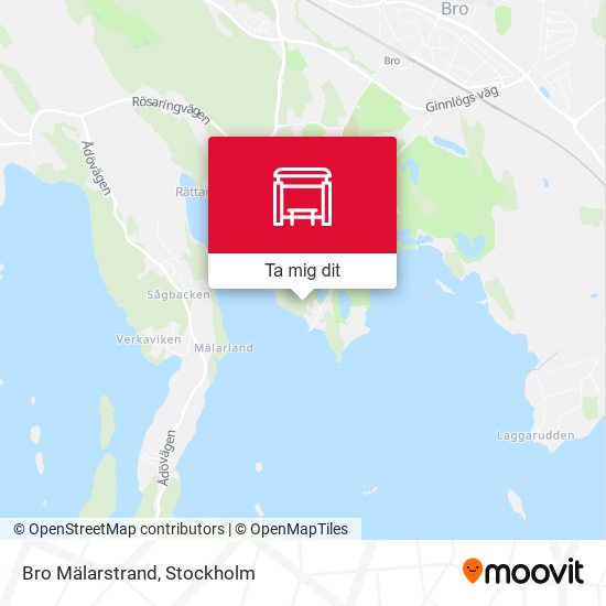 Bro Mälarstrand karta