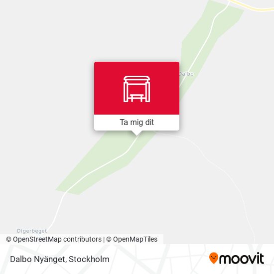 Dalbo Nyänget karta