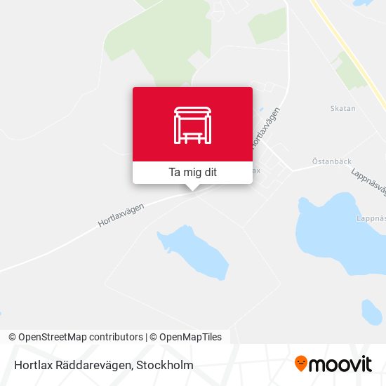 Hortlax Räddarevägen karta