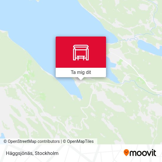 Häggsjönäs karta