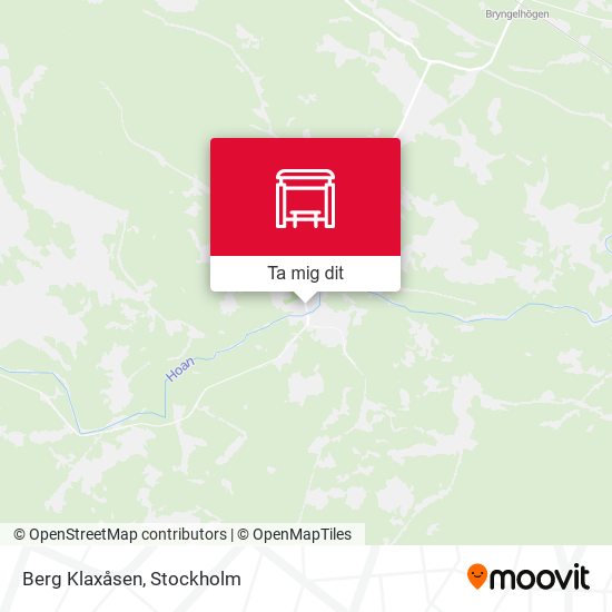 Berg Klaxåsen karta