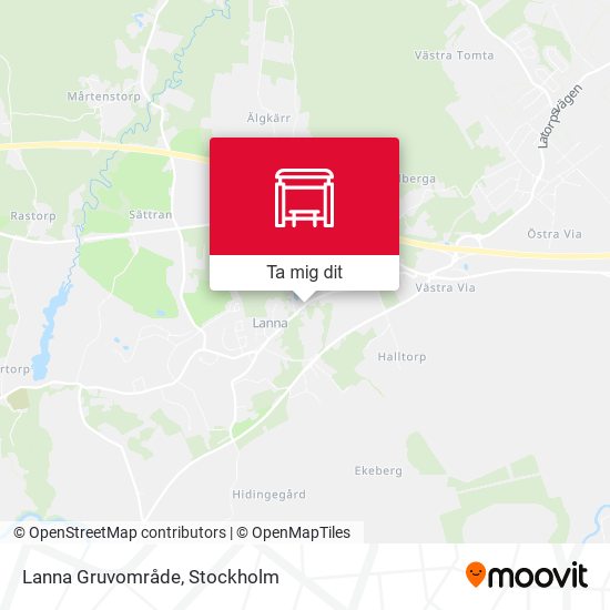 Lanna Gruvområde karta